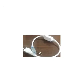 Kit 5 Conector Plug Tomada Mangueira Neon Led Cor Branco Foto mini 2