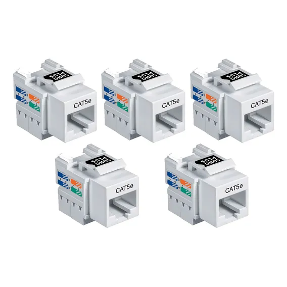 Kit 5 Conector Rj45 Keystone Furukawa Sohoplus Cat5e T568a/b Foto 1
