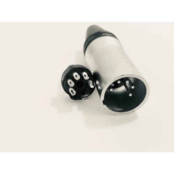 Kit 5 Conector Xlr 5 Pinos Macho De Linha 5 Polos Starcable Foto 1