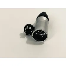 Kit 5 Conector Xlr 5 Pinos Macho De Linha 5 Polos Starcable Foto mini 2