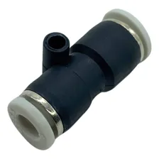 Kit 5 Conexões Pneumáticas União Emenda Com Redução 6x8mm Foto mini  2