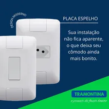Kit 5 Conjunto Tomada Dupla 20a 2pt 250v Tramontina Aria 57241066 Foto mini 3