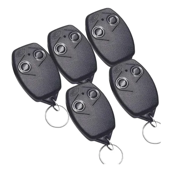 Kit 5 Controle Remoto Portão Rossi 433 Dz Nano Atto Dz3 Dz4 Cor Preto Foto 1