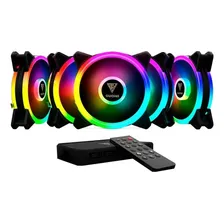 Kit 5 Cooler Fan Pc Gamer Rgb Gamdias Aeolus M2-1205r 120mm Foto mini 1