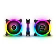 Kit 5 Cooler Fan Pc Gamer Rgb Gamdias Aeolus M2-1205r 120mm Foto mini 3
