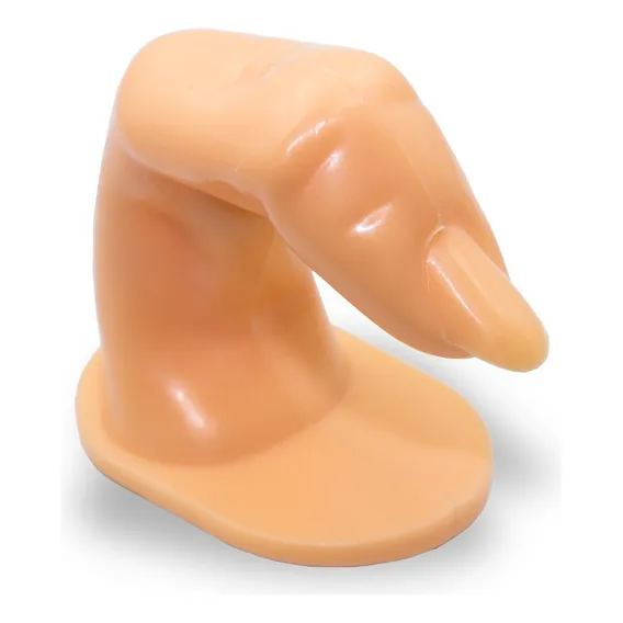 Kit 5 Dedos Postiços Treino Manicure Unhas Gel Acrigel Fibra Foto 1
