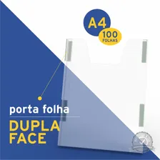 Kit 5 Display Parede Acrílico Porta Folha A4 Documento Foto mini 4