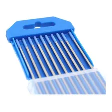 Kit 5 Eletrodo Vareta Tungstênio Tig Azul 2% Lantânio 1,6mm Foto  mini 1