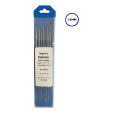Kit 5 Eletrodo Vareta Tungstênio Tig Azul 2% Lantânio 1,6mm Foto mini  2