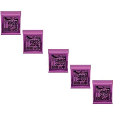 Kit 5 Encordoamento Guitarra 011 Ernie Ball Power Slinky Foto mini 1