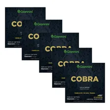 Kit 5 Encordoamento Viola Giannini Cobra Gesvl Cobre Leve Foto  mini 1