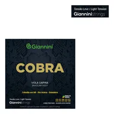 Kit 5 Encordoamento Viola Giannini Cobra Gesvl Cobre Leve Foto mini  3
