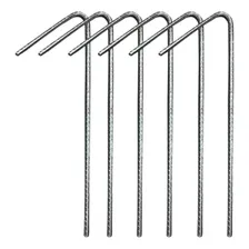 Kit 5 Estacas Para Barraca De Camping AlumÃnio Tenda Praia Foto mini 1