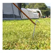 Kit 5 Estacas Para Barraca De Camping AlumÃnio Tenda Praia Foto mini 2