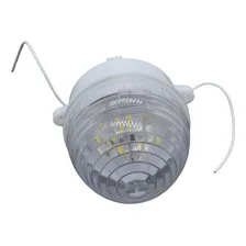 Kit 5 Estrobo Led Redondo Flash Decoração Uso Externo 220v Foto mini 4