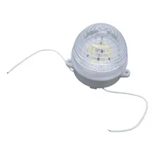 Kit 5 Estrobo Led Redondo Flash Decoração Uso Externo 220v Foto mini 3