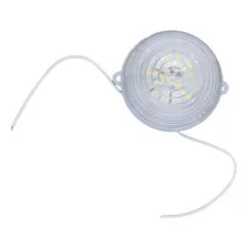 Kit 5 Estrobo Led Redondo Flash Decoração Uso Externo 220v Foto mini 2