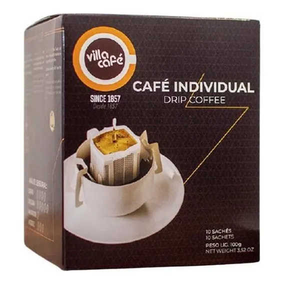 Kit 5 Fast Coffee Villa - CafĂ© Em SachĂȘ Individual Foto 1