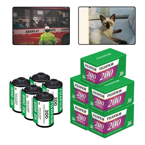 Kit 5 Filmes 35mm Colorido Fujifilm 36 Exposições Iso 200 Foto 1