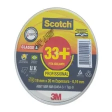 Kit 5 Fitas Isolante 3m Scotch 33+ 19mm X 20m Suporta 105°c Foto mini  2