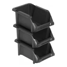 Kit 5 Gavetas Gaveteiro Plástico Nº 03 Organizador Caixa Bin Foto mini 4