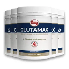 Kit 5 Glutamina Glutamax Em P贸 Vitafor 300g. Sabor Neutro Foto mini 1