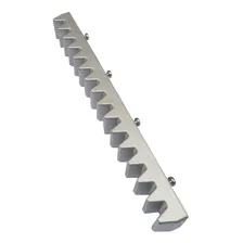 Kit 5 Gomos 30cm Cremalheira Alumínio Dz Industrial Peccini Cor Cinza-claro Foto mini  2