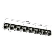 Kit 5 Gomos 30cm Cremalheira Alumínio Dz Industrial Peccini Cor Cinza-claro Foto mini 4
