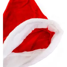 Kit 5 Gorros Papai Noel Em Veludo PelĂșcia Touca Super Luxo Geral Foto mini 4