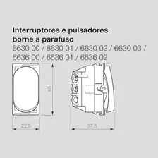 Kit 5 Interruptor Simples Branco Nereya Legrand 663000 Foto mini 2