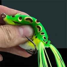 Kit 5 Isca Artificial Frog Sapo Anti Enrosco Sapinho Isca Rã Foto mini 3