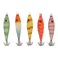 Kit 5 Iscas Artificial Albatroz Zangarilho 5,8cm Com Estojo Cor Variadas Foto  mini 1