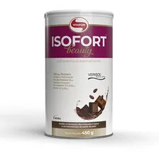 Kit 5 Isofort Beauty Whey Protein Isolado 450g Cacau Vitafor Foto mini  2