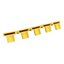 Kit 5 Isolador Para Barramento Pente Isolador Barra Pente Amarelo - 5un Foto mini  3