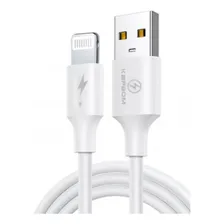 Kit 5 Kapbom Cabo Para iPhone, Cabo iPhone, Cabo Ios, Cabo Carregador, Cor Branco Kapbom Foto mini 2