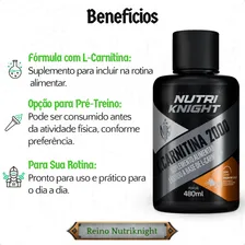 Kit 5 L-carnitina 2000 480ml Sabor Laranja - Nutriknight Foto mini  3