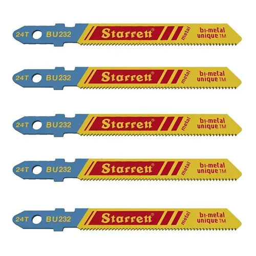 Kit 5 Lâminas Serra Tico Tico Bu232 Starrett Foto 1