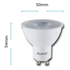 Kit 5 Lampada Dicroica Mr16 Gu10 4,8w Branco Quente 3000k Foto mini 2