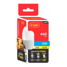 Kit 5 Lâmpada Led Bulbo 12w A60 6500k Branco Frio Bivolt E27 Foto mini  3