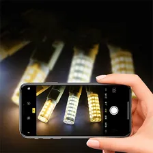 Kit 5 Lâmpada Led G9 5w Halopin 110v 220v 3000k 6500k Foto mini  2