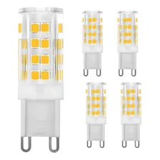 Kit 5 Lâmpada Led G9 5w Halopin 110v 220v 3000k 6500k Foto  mini 1