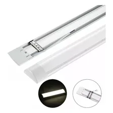 Kit 5 Lâmpada Led Tubular 60cm Slim Branco Frio 20w = 40w Luz Branco-frio 127/220v Foto mini 2