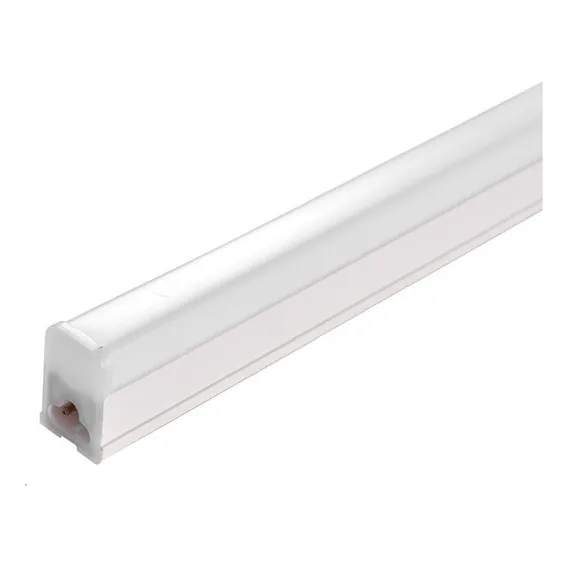 Kit 5 Lampada Tubular Led T8 120cm Calha Acoplada 3000k 18w Luz Branco-quente 127/220v Foto 1