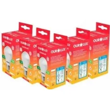 Kit 5 Lampadas Led 12w Ourolux Bivolt Branca 6500k Foto mini 2