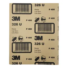 Kit 5 Lixa Seco 326u P- 400 3m Foto  mini 1