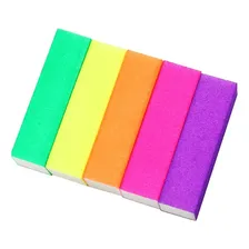 Kit 5 Lixas Bloco Polidoras De Unhas Acrílico Gel Acrigel Foto mini  3