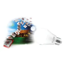 Kit 5 Lâmpada Bulbo A60 Led 9w 6500k E27 Bivolt Branco Frio Foto mini 2