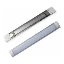 Kit 5 Lâmpada Luminaria Led Tubular 120cm 6000k 40w Completa Luz Branco-frio 110v/220v (bivolt) Foto mini 2