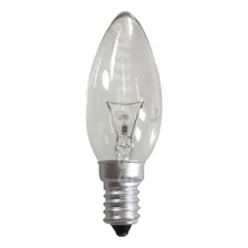 Kit 5 Lâmpada Vela 40w Rosca E-14 127v Ou 220v Incandescente Foto mini 4