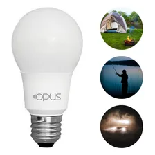 Kit 5 Lâmpadas Bulbo E27 12v Painel Solar Camping P/ Bateria Foto mini 2
